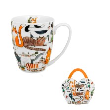 Mug porcelana Gatos perezosos