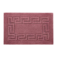 Alfombra baño algodón Karur Rosa 45x70 cm