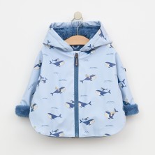 Chubasquero Capa Bebé Impermeable Batela con Ballenas