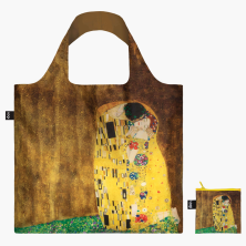 Bolsa para la compra marca Loqi cuadro Gustav Klimt The Kiss El beso