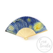 Abanico Van Gogh Noche Estrellada