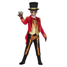 Disfraz Halloween Lujo niño Jefe de Pista de Circo Esqueleto