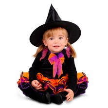 Disfraz Halloween para bebés Brujita color naranja talla 12-24 meses