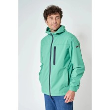 Chubasquero hombre impermeable ligero Batela Verde