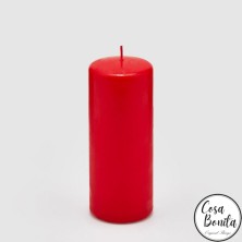 Vela clásica roja EDG 6x15h cm