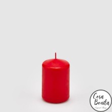 Vela clásica roja EDG 5x7,5h cm