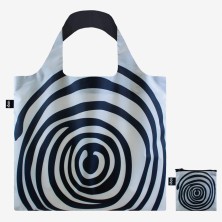 Bolsa Loqi plegable Louise Bourgeois Spirals Black