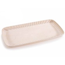 Centro de mesa de madera envejecida relieve