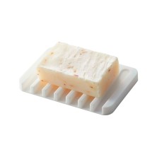Jabonera de silicona blanca rectangular Yamazaki