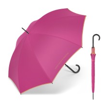 Paraguas Benetton Automático rosa ribete claro